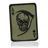 Abzeichen Textil Death Ace oliv