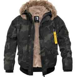 Aircraft Bomberjacke mit Teddyfutter
