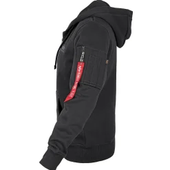 Back Print Zip Hoody Kapuzenjacke