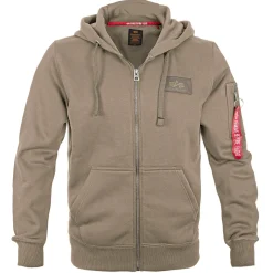 Back Print Zip Hoody Kapuzenjacke