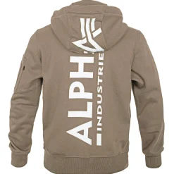 Back Print Zip Hoody Kapuzenjacke