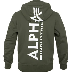 Back Print Zip Hoody Kapuzenjacke