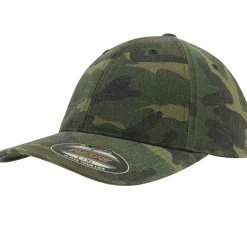 Baseball Cap Garment Washed Camo