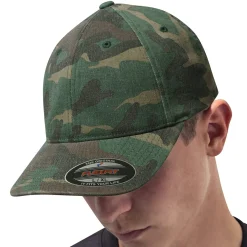 Baseball Cap Garment Washed Camo