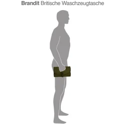 Britische Waschzeugtasche