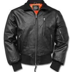 Bundeswehr Fliegerjacke Leder Import