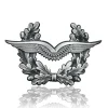 BW Mützenkranz Metall Luftwaffe