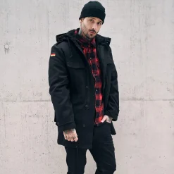 BW Parka with Flag