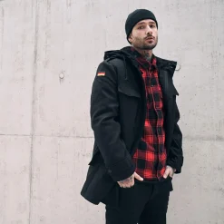 BW Parka with Flag