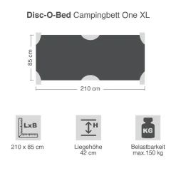Campingbett Disc-O-Bed One XL