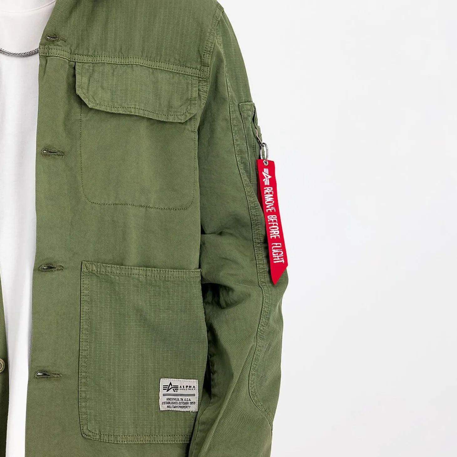 Color Block Overshirt (Sale)
