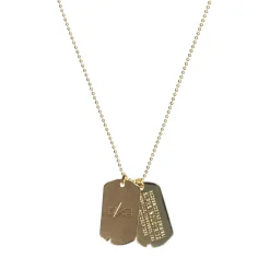 Dog Tag Necklace Halskette