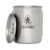 Edelstahl Becher mit Deckel 700 ml