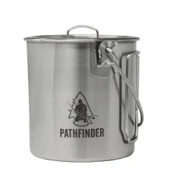 Edelstahl Bush Pot mit Deckel 0.95 Liter