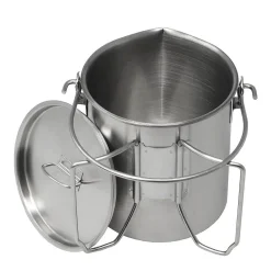 Edelstahl Bush Pot mit Deckel 0.95 Liter