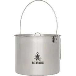 Edelstahl Bush Pot mit Deckel 3.5 Liter