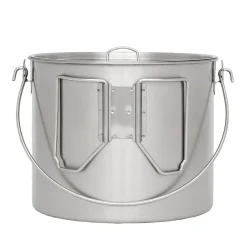 Edelstahl Bush Pot mit Deckel 3.5 Liter
