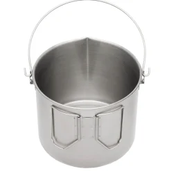 Edelstahl Bush Pot mit Deckel 3.5 Liter
