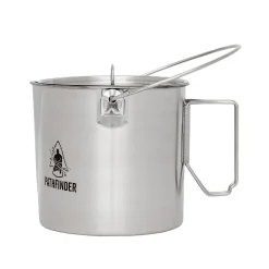 Edelstahl Bush Pot mit Deckel 1.9 Liter