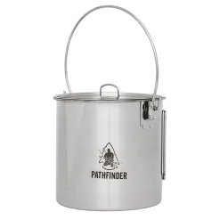 Edelstahl Bush Pot mit Deckel 1.9 Liter
