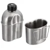 Edelstahl Feldflasche mit Becher