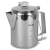 Edelstahl Kaffeekanne mit Perkolator