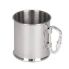 Edelstahl Tasse mit Karabiner 220 ml