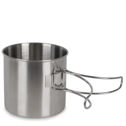 Edelstahl Trinkbecher mit Klappgriffen