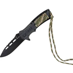Einhandmesser Paracord mit Fire Starter