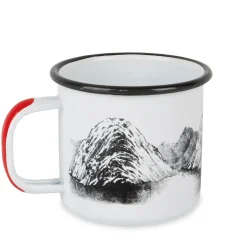 Emaille Tasse Mountains