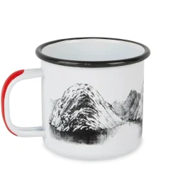 Emaille Tasse Mountains