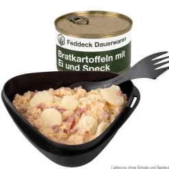 Fertiggericht Dose Bratkartoffeln mit Ei und Speck