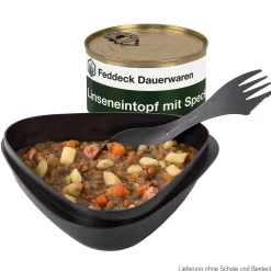 Fertiggericht Dose Linseneintopf mit Speck