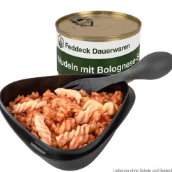 Fertiggericht Dose Nudeln mit Bolognese Soße