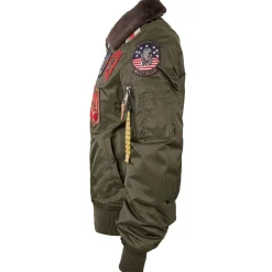 Fliegerjacke B-15 mit Patches