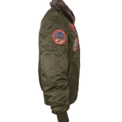 Fliegerjacke B-15 mit Patches