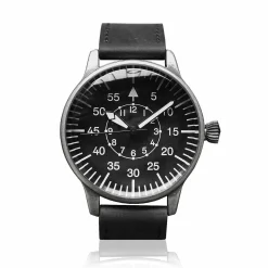 Fliegeruhr Retro Black Dial schwarz