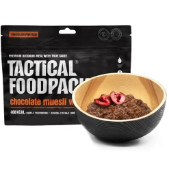 Frühstück Schokoladenmüsli mit Kirschen
