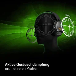 Gehörschutz Pro-X LED Camo mit Gelkissen