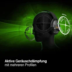 Gehörschutz Pro-X mit Lederband u. Gelkissen