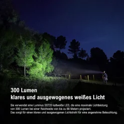 HM23 V2.0 LED Stirnlampe - 300 Lumen