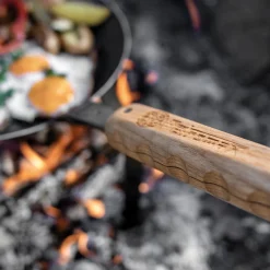 Holzgriff für Schmiedeeiserne Pfannen