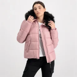 Hooded Puffer Alpha Wmn (Sale)