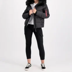 Hooded Puffer Alpha Wmn (Sale)
