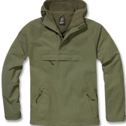 Hooded Windbreaker m. Fleecefutter