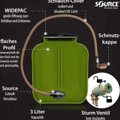 ILPS-Trinkblase 3L mit UTA-Adapter