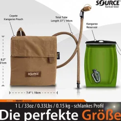 Kangaroo Hydration Pouch Kit 1L