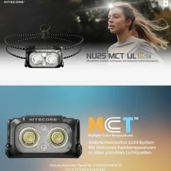 Kopflampe NU25 MCT UL - 400 Lumen