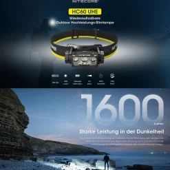 LED Kopflampe HC60 UHE - 1600 Lumen