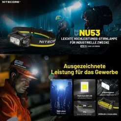 LED Kopflampe NU53 - 1800 Lumen